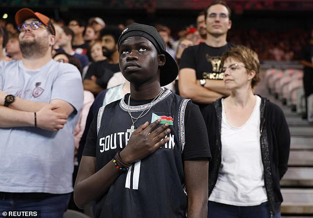 South Sudan fan reacts to wrong anthem