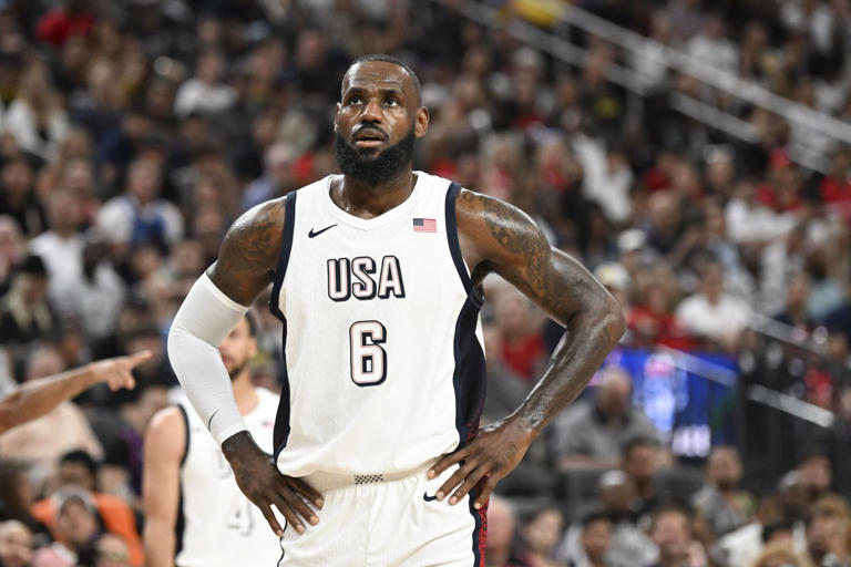 Lebron James at Paris Olympics
