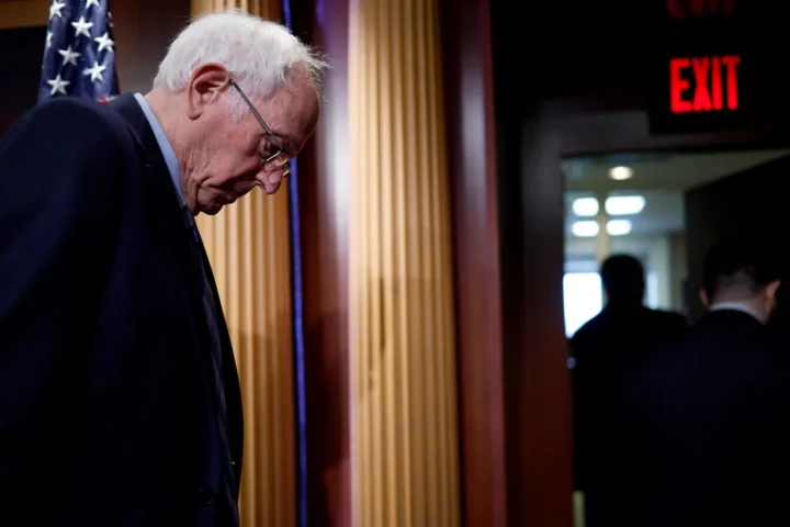 Senator Bernie Sanders has publicly accused the American Israel Public Affairs Committee (AIPAC) of exerting outsized influence over U.S. policy on Israel and Gaza, effectively silencing debate in Congress about the humanitarian crisis in Gaza and Israel’s military actions. He claims that AIPAC uses its vast financial resources to pressure lawmakers to support unconditional aid to Israel and to punish those who criticize Israeli policies, especially regarding the war in Gaza. Sen. Bernie Sanders (I-Vt.) departs from a news conference on restricting arms sales to Israel at the U.S. Capitol in Washington, D.C., on Nov. 19, 2024. Photo by Kevin Dietsch/Getty Images. Source: https://www.jns.org/