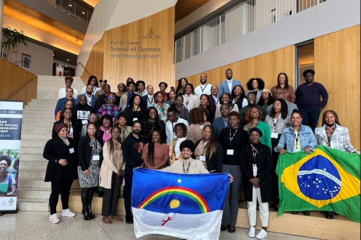 Dynastic Wealth® Entrepreneurs, including Dr. White, gathered for the African Descendant Social Entrepreneurship Network event in Baltimore, Maryland hosted by World Learning at the Earl G. Graves School of Business and Management at Morgan State University. Photo Credit: World Learning