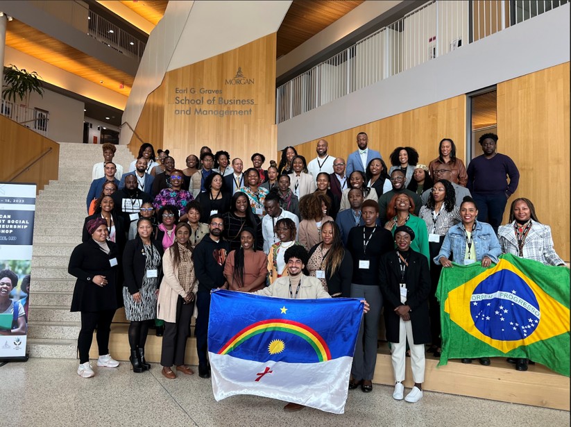 Dynastic Wealth® Entrepreneurs, including Dr. White, gathered for the African Descendant Social Entrepreneurship Network event in Baltimore, Maryland hosted by World Learning at the Earl G. Graves School of Business and Management at Morgan State University. Photo Credit: World Learning