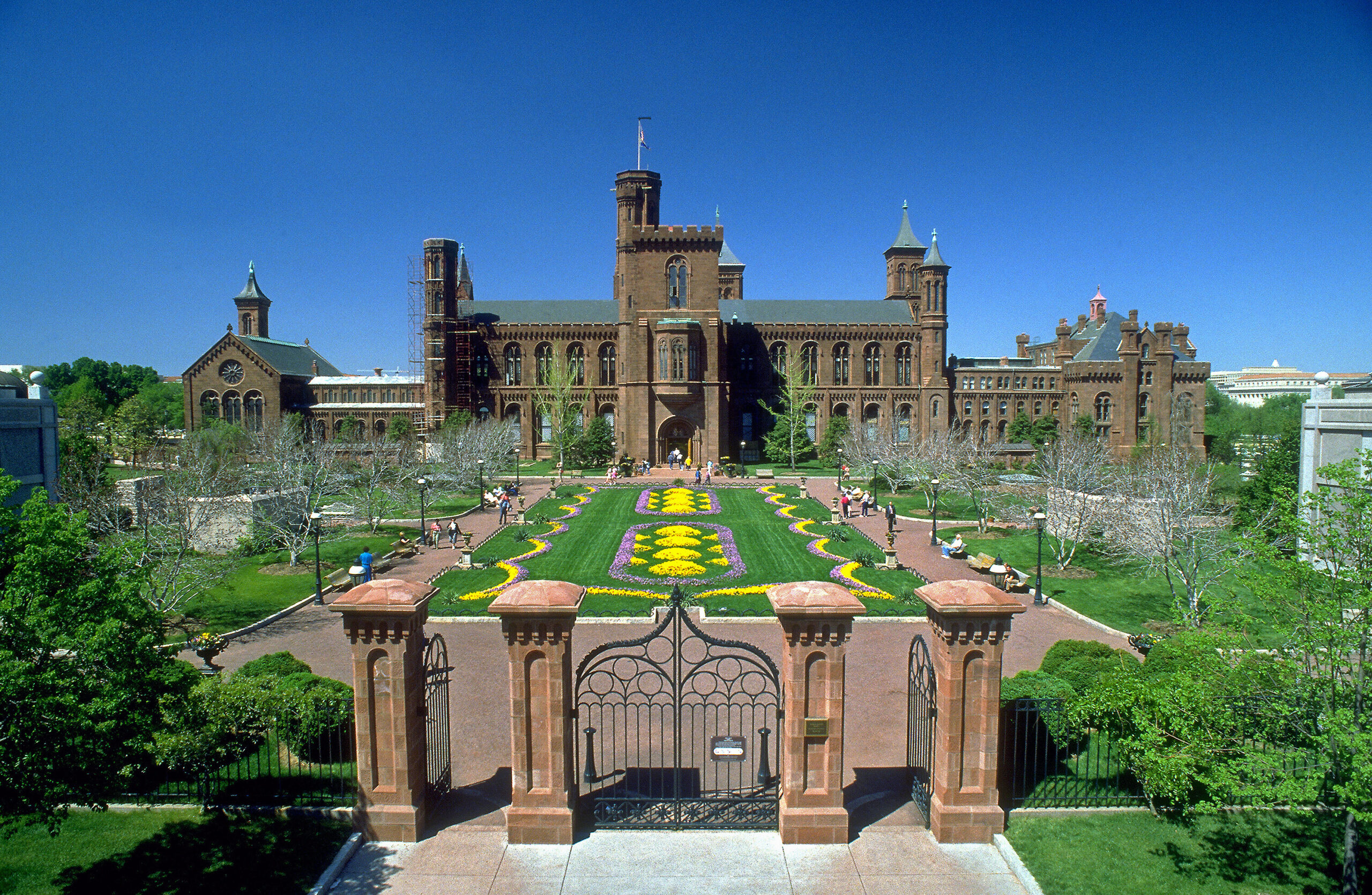 The Smithsonian Institution on the National Mall. Photo Credit: The Smithsonian Institution.