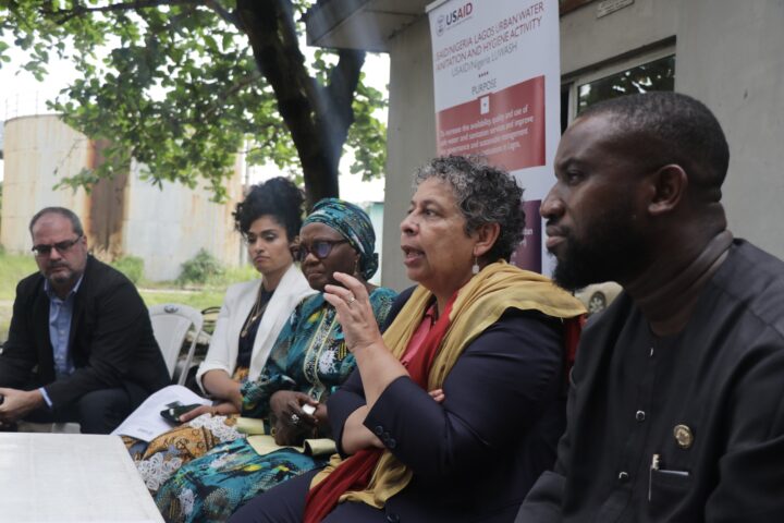 Mission Director sat down with community members and grantees of USAID’s Lagos Urban Water, Sanitation and Hygiene (LUWASH) project