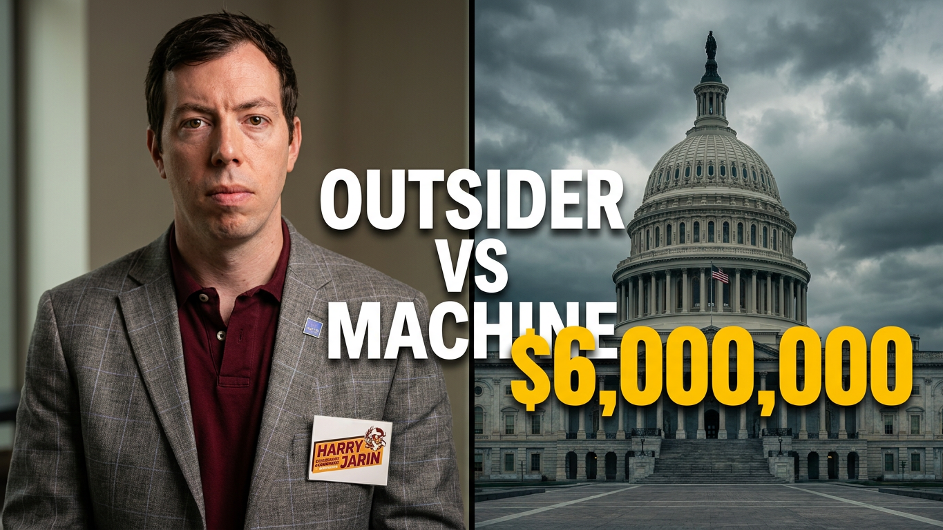 Before Hoyer’s Seat Gets Filled, $6 Million in AIPAC and Crypto PAC Money Moved In. Harry Jarin Says the Race Is Already Bought.